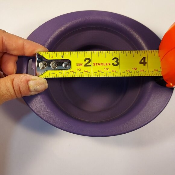 Pet Travel Bowls Collapsible Set Of 2 Small Create Purple Petcore - Picture 4 of 6